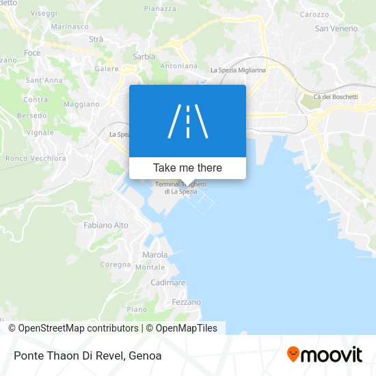 Ponte Thaon Di Revel map