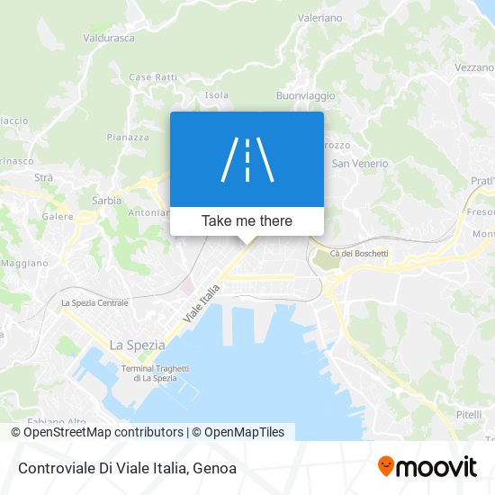 Controviale Di Viale Italia map