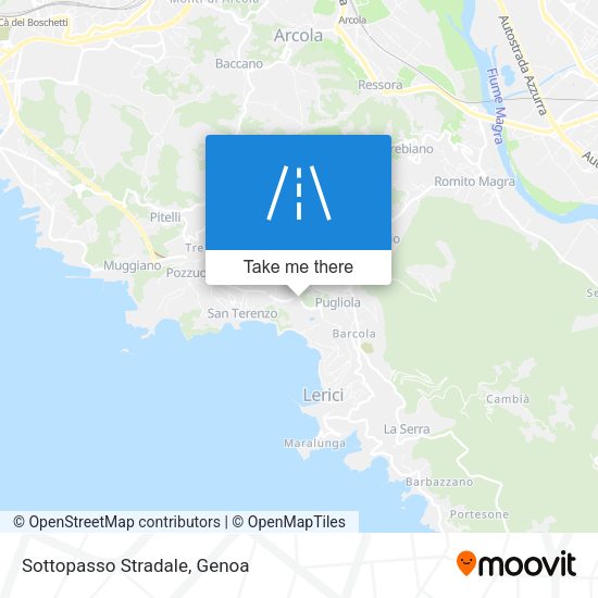 Sottopasso Stradale map