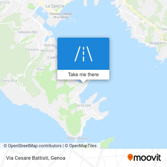 Via Cesare Battisti map