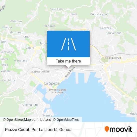 Piazza Caduti Per La Libertà map