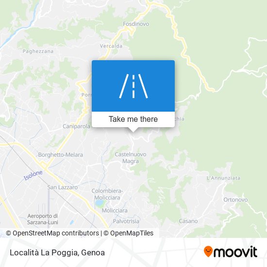 Località La Poggia map