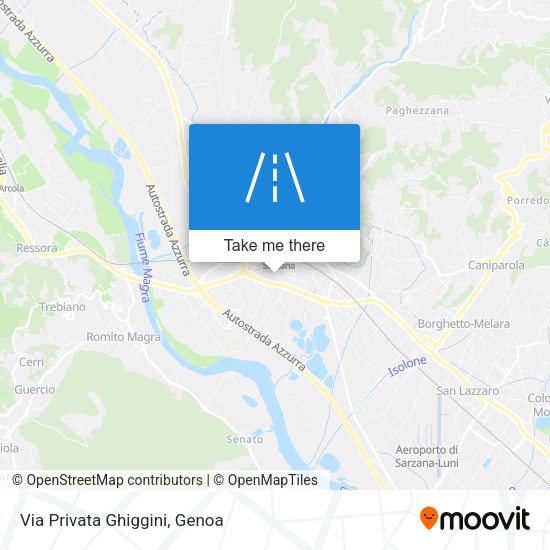 Via Privata Ghiggini map