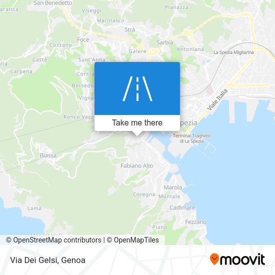 Via Dei Gelsi map