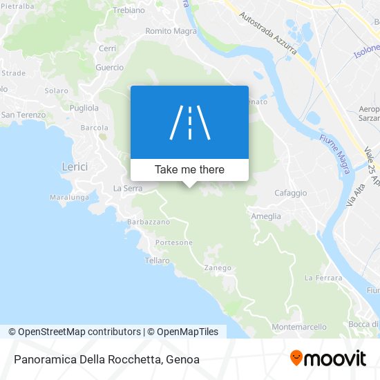 Panoramica Della Rocchetta map