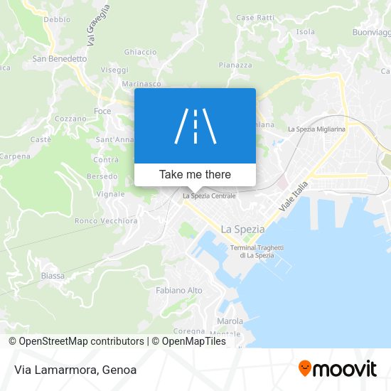 Via Lamarmora map