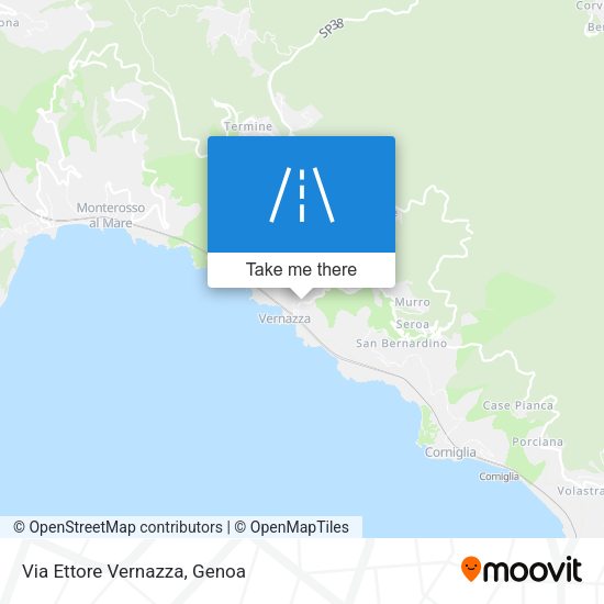 Via Ettore Vernazza map