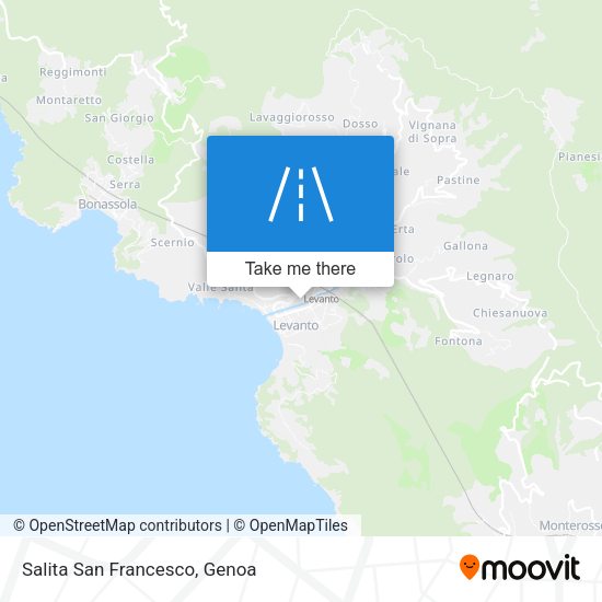 Salita San Francesco map