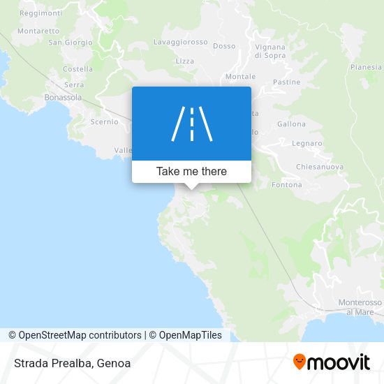Strada Prealba map