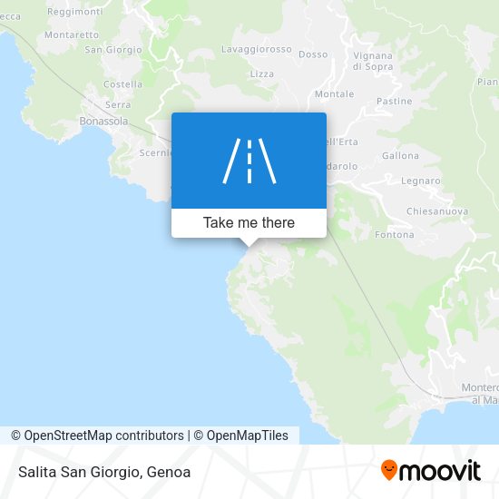 Salita San Giorgio map