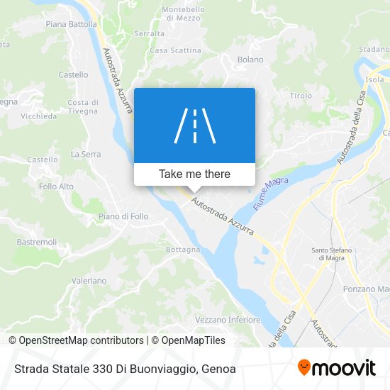 Strada Statale 330 Di Buonviaggio map