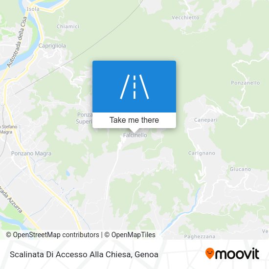 Scalinata Di Accesso Alla Chiesa map