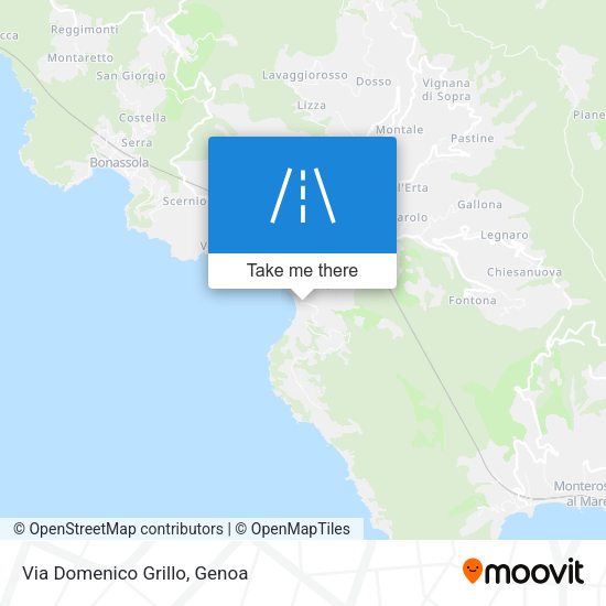 Via Domenico Grillo map
