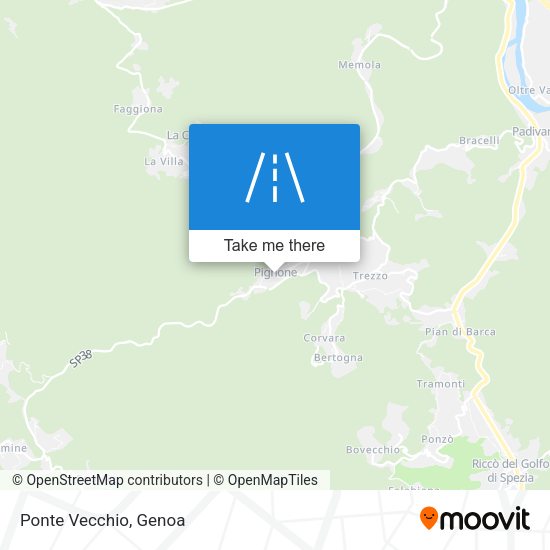 Ponte Vecchio map