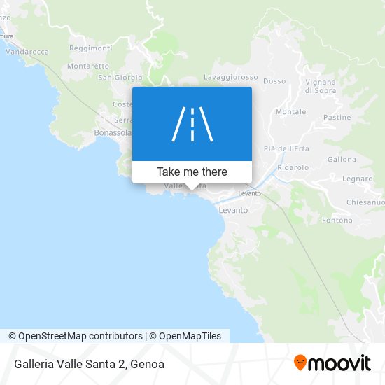 Galleria Valle Santa 2 map