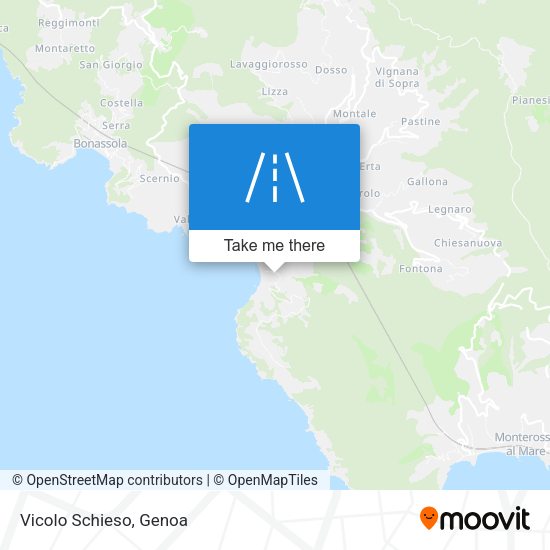 Vicolo Schieso map