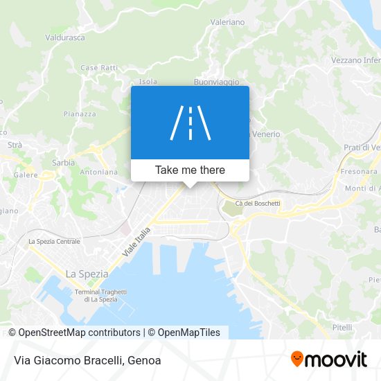 Via Giacomo Bracelli map