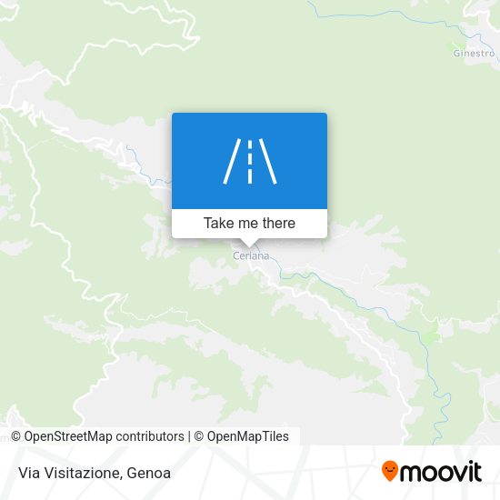 Via Visitazione map