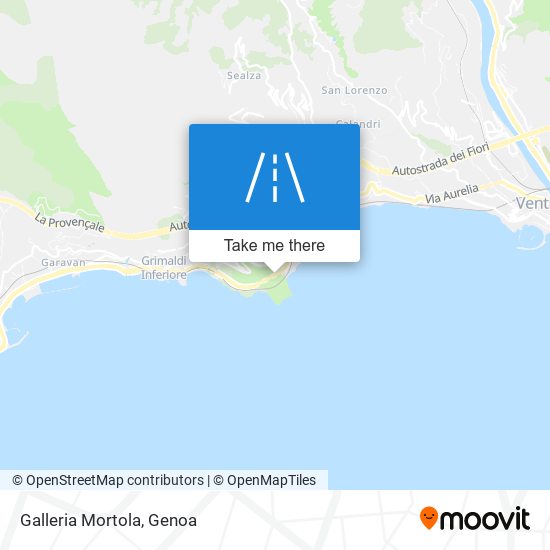 Galleria Mortola map