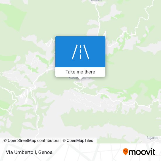 Via Umberto I map