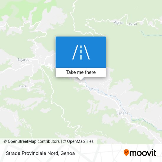 Strada Provinciale Nord map