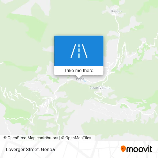 Loverger Street map