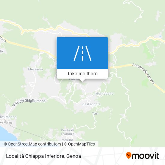 Località Chiappa Inferiore map