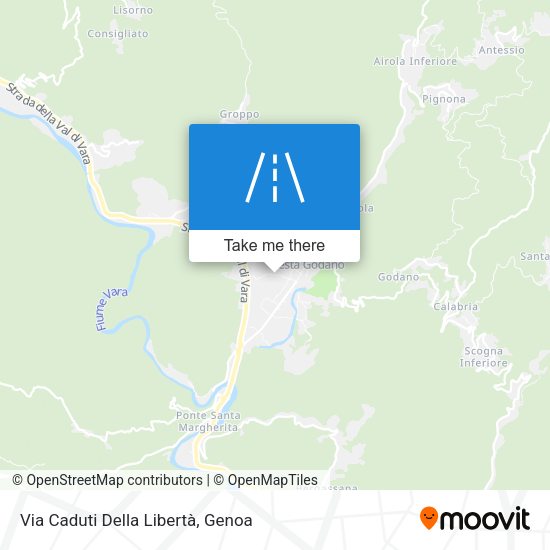 Via Caduti Della Libertà map