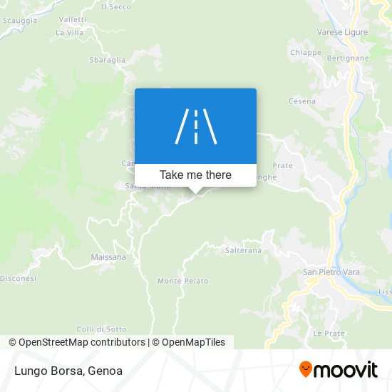 Lungo Borsa map