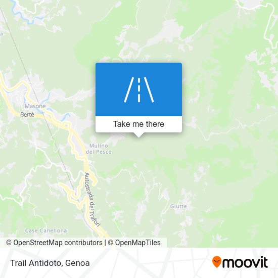 Trail Antidoto map