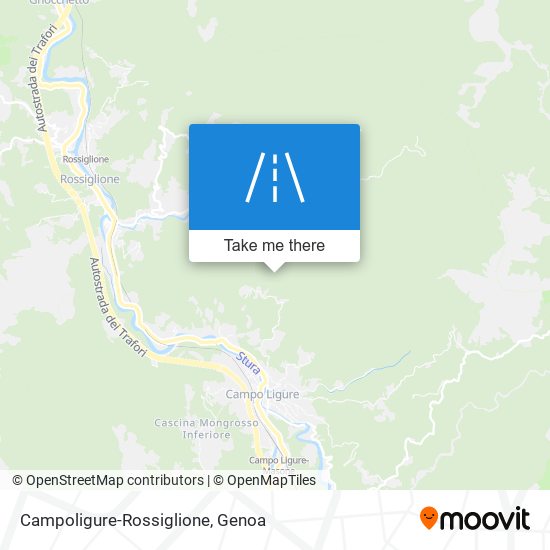 Campoligure-Rossiglione map