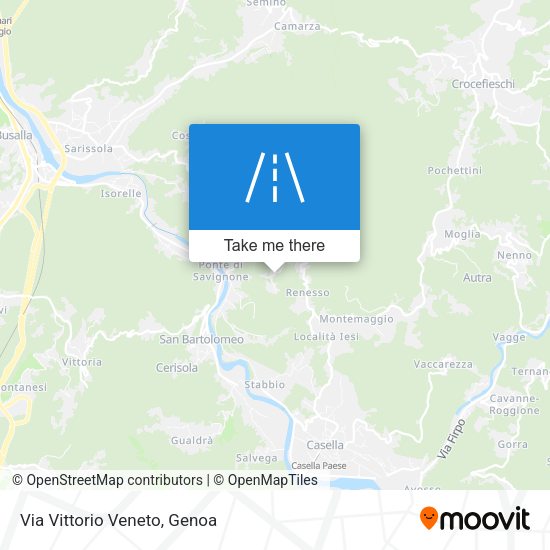 Via Vittorio Veneto map