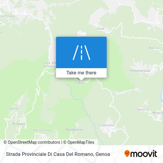 Strada Provinciale Di Casa Del Romano map