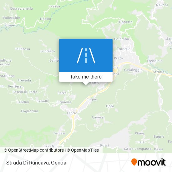 Strada Di Runcavà map