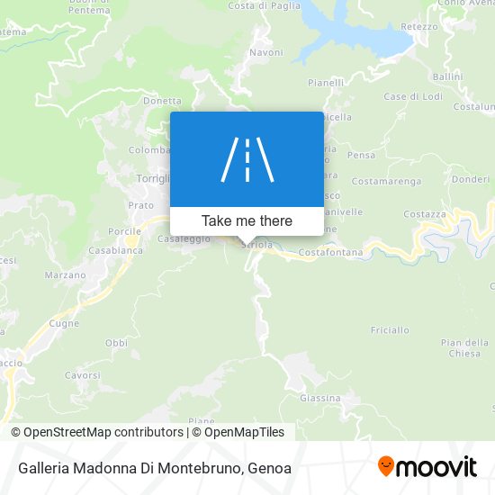 Galleria Madonna Di Montebruno map