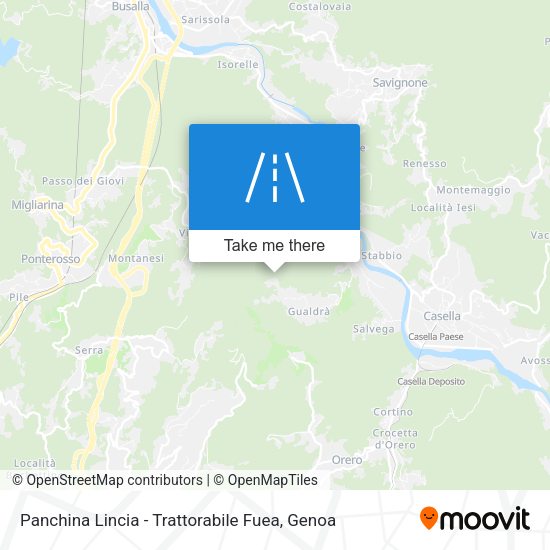 Panchina Lincia - Trattorabile Fuea map