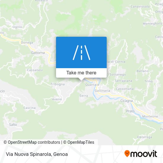 Via Nuova Spinarola map