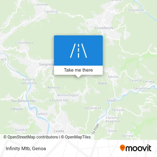 Infinity Mtb map