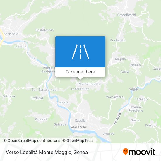 Verso Località Monte Maggio map