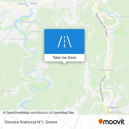 Discesa Granozza N°1 map