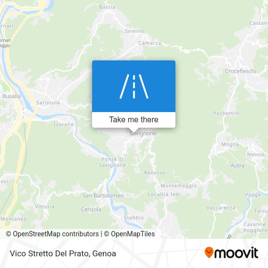 Vico Stretto Del Prato map