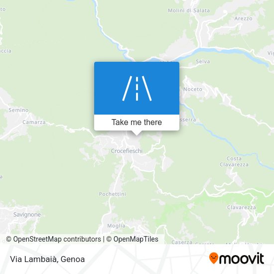 Via Lambaià map