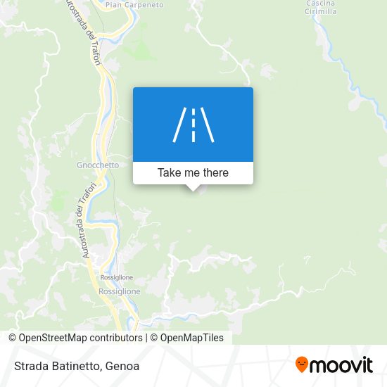 Strada Batinetto map