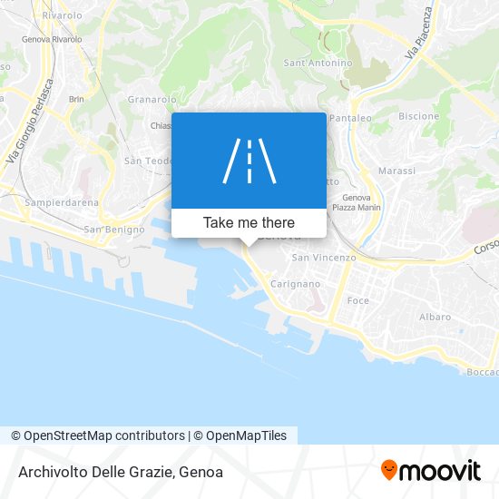 Archivolto Delle Grazie map