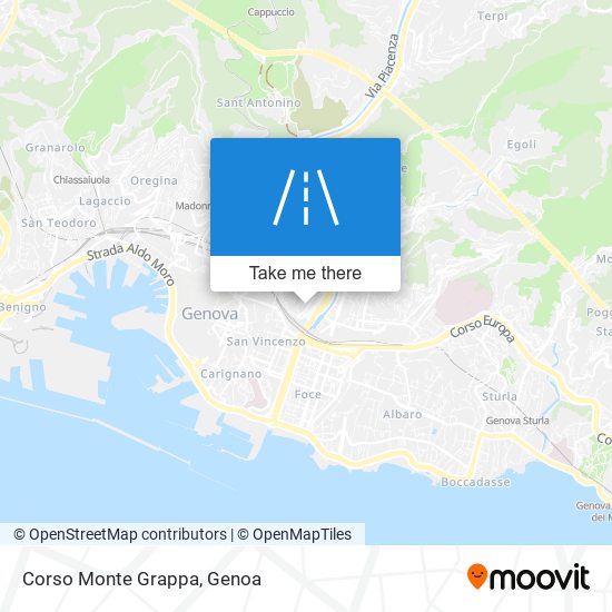 Corso Monte Grappa map