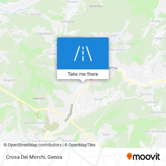 Crosa Dei Morchi map