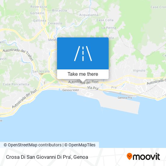 Crosa Di San Giovanni Di Pra' map