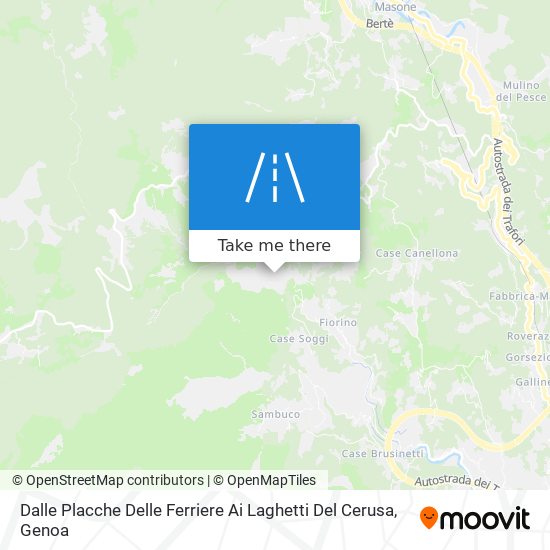 Dalle Placche Delle Ferriere Ai Laghetti Del Cerusa map