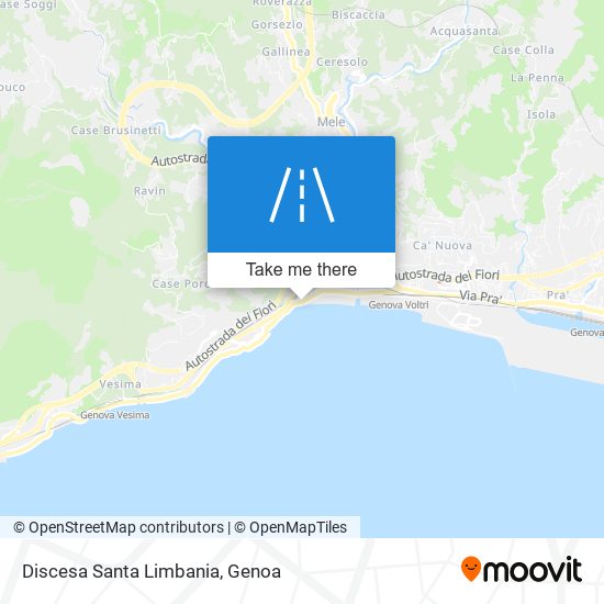 Discesa Santa Limbania map