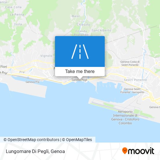 Lungomare Di Pegli map